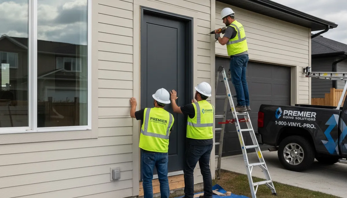 Professional door installation by vinyl siding experts in Greenville, NC