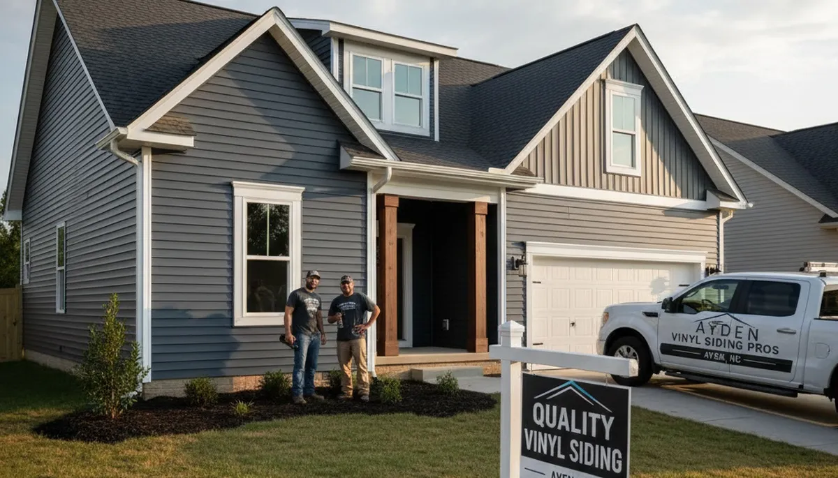 Professional vinyl siding installation in Greenville, NC homes by vinylsidinggreenville.com