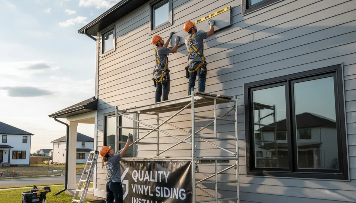 Vinyl siding installation by Next Level Exteriors in Greenville, NC home exterior upgrade