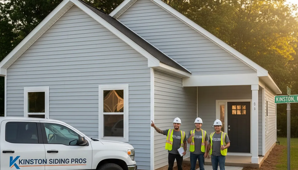 Vinyl siding installation by local contractors in Greenville, NC homes