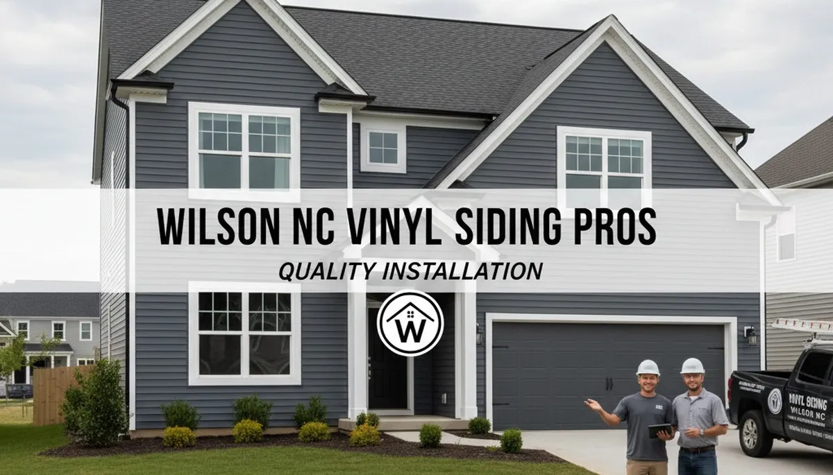 Vinyl siding installation by local contractors in Greenville, NC homes